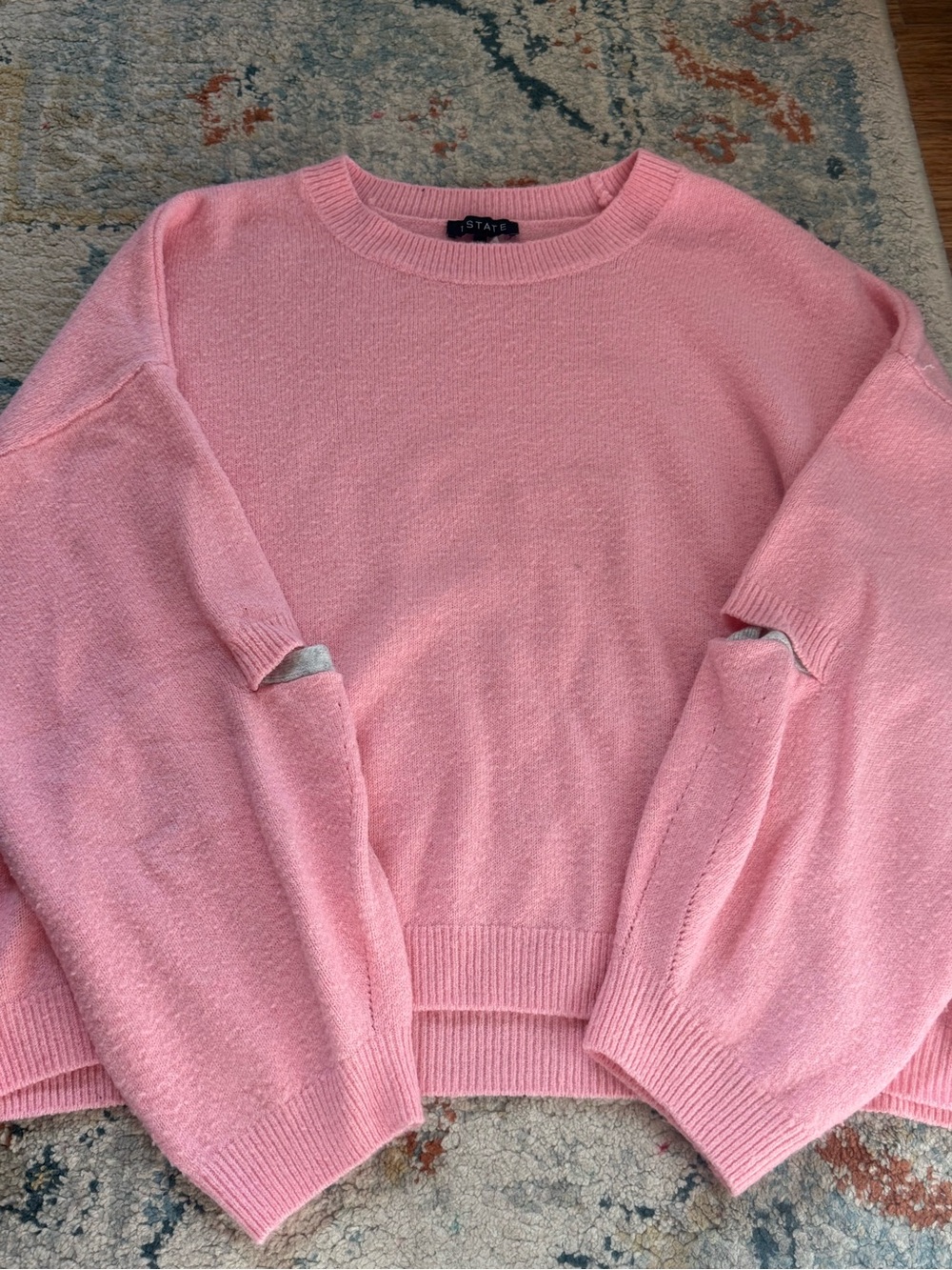 STATE Soft Pink Crewneck Pullover